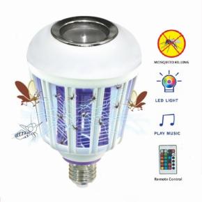 3 in 1 Mosquito Killer bulb with bluetooth speaker