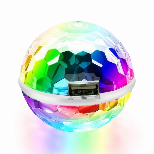 Buy Wholesale China 2018  Hottest Dc 5v Usb Mini Disco Crystal Ball  Light Rgb Portable Karaoke Light Home Party & Mini Disco Crystal Ball Light  at USD 0.8